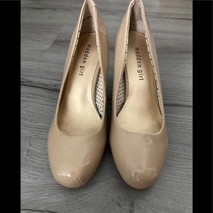 Madden Girl nude heels size 7.5